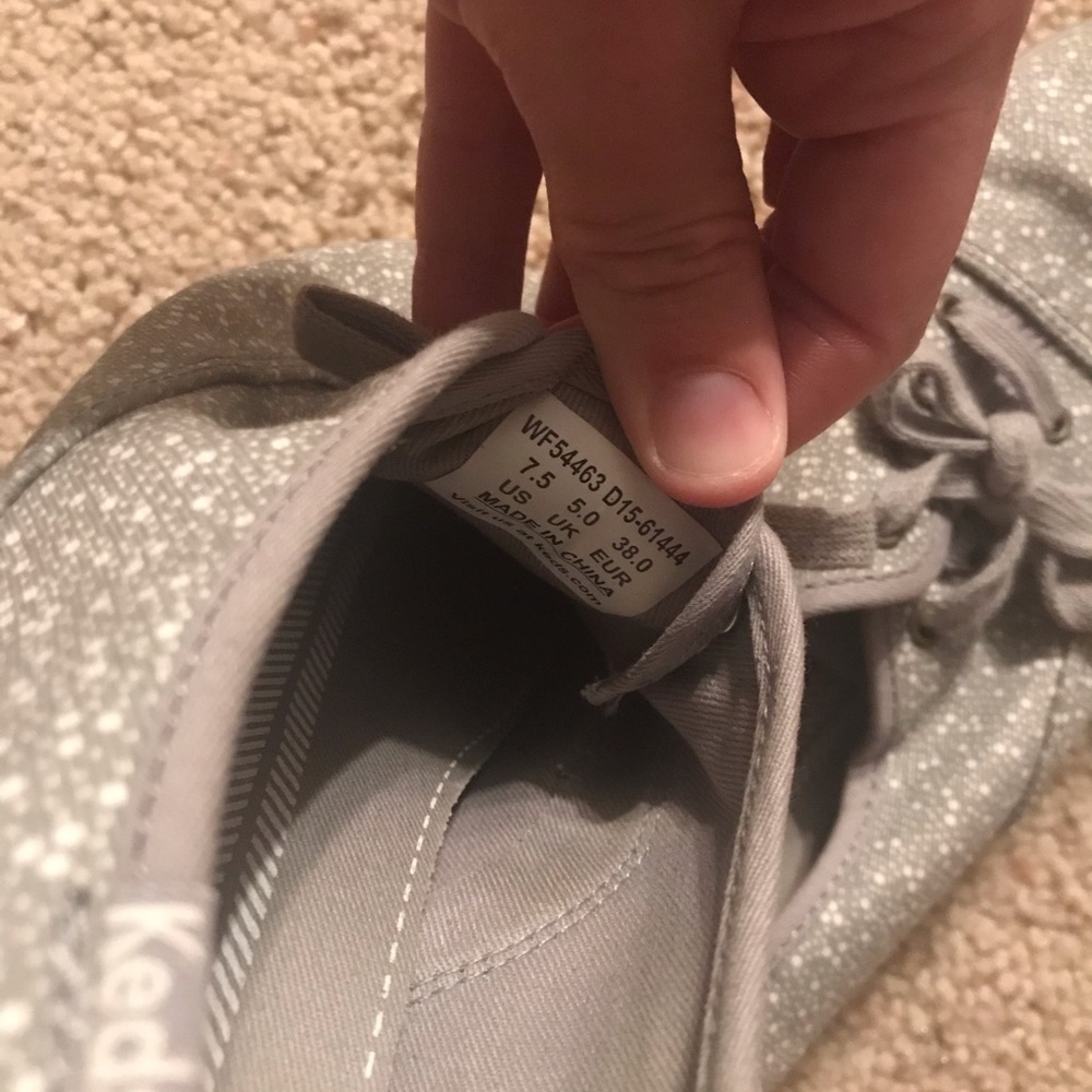 Grey Patterned Keds - image 5